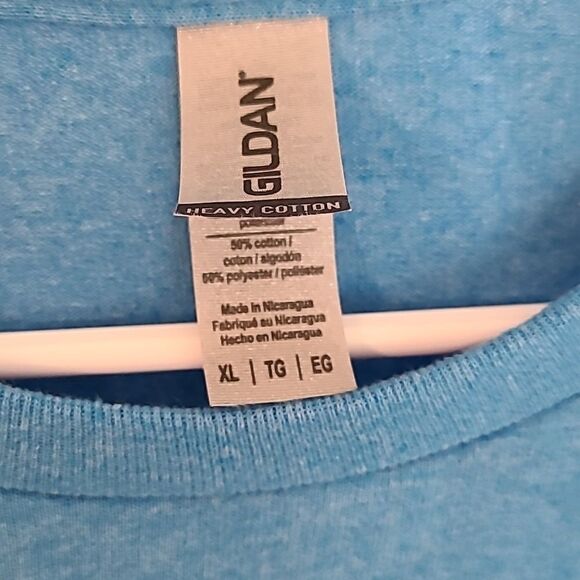 Pride-Blue T-Shirt with Holographic PRIDE on the front, Size XL,  NWOT - Picture 6 of 6